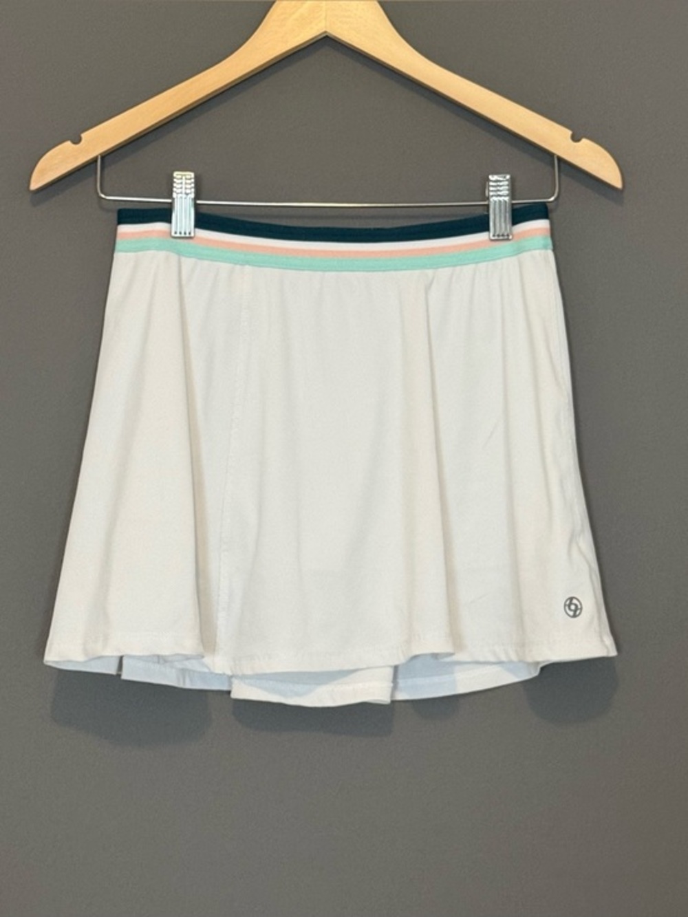 Lija White Ribbed Tennis Golf Athletic Skort Skirt Skort Women’s Small